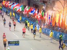 L'explosion au Marathon de Boston